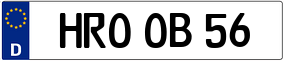 Truck License Plate
